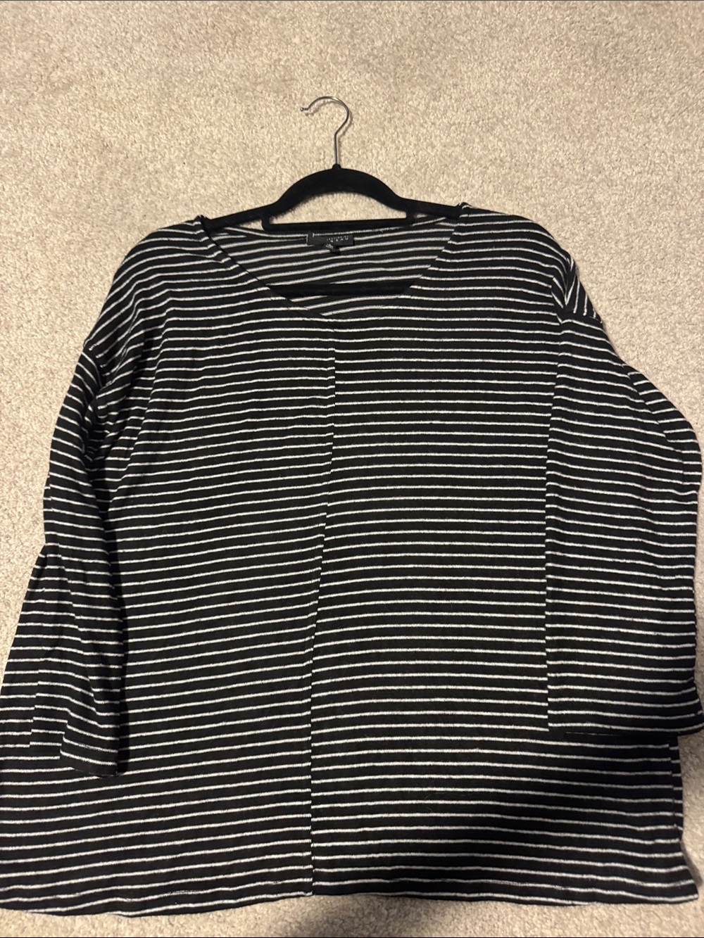 Striped Black and White Women’s Sweater